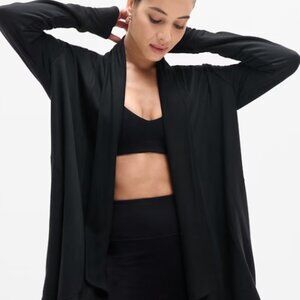 Athleta Pranayama Restore Wrap| Black | Size SP